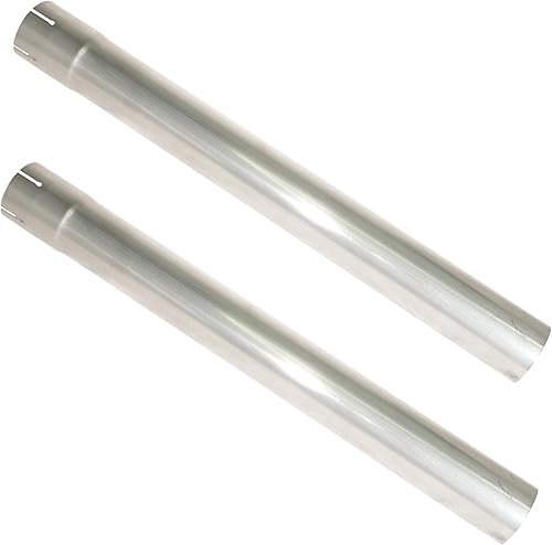 Miniatura 10 de Simnliras Tubo de extensión de tubo de escape recto de 3 pulgadas con abrazadera, tubo de escape de mandril de acero inoxidable de 3 pulgadas de