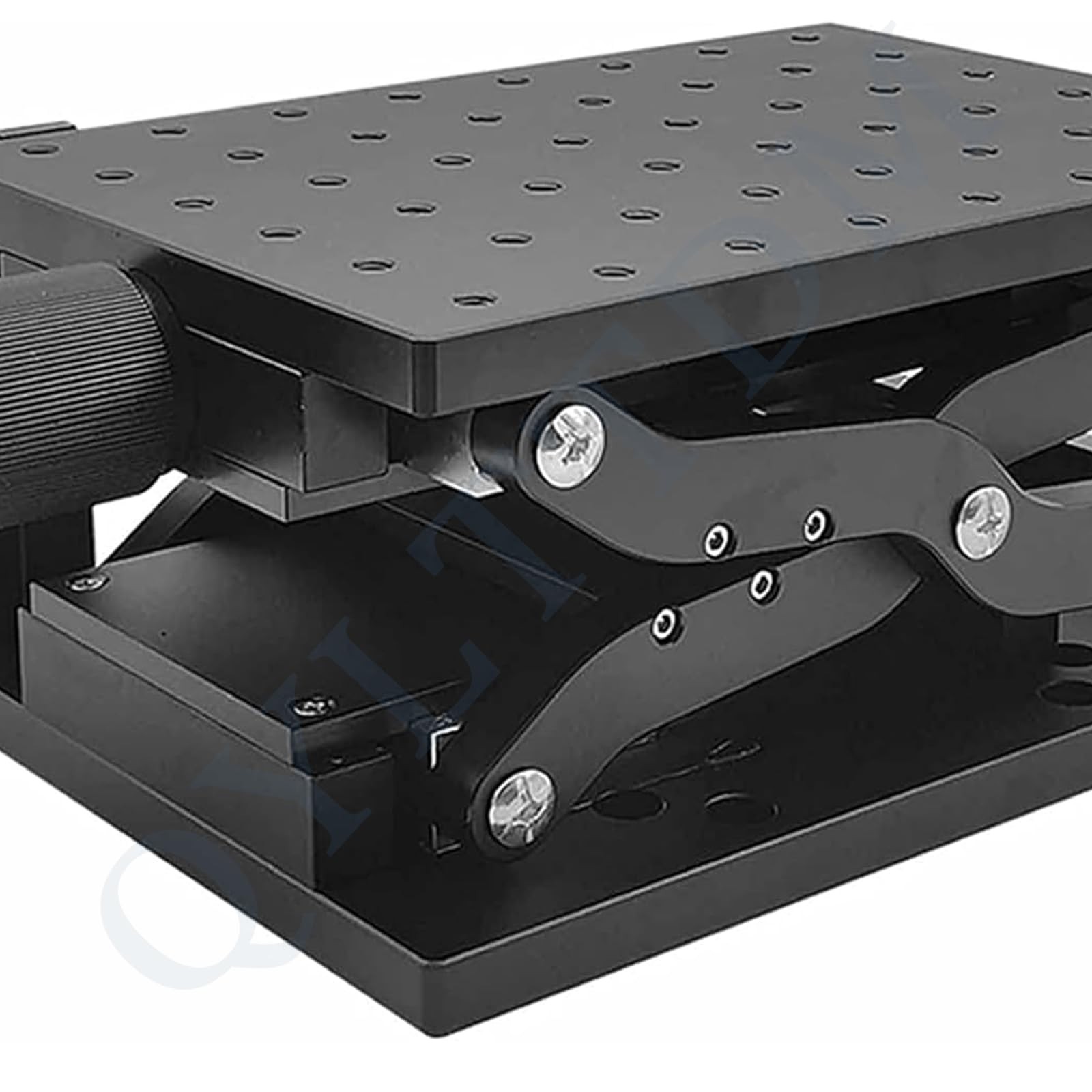 Hebebühne Tisch für Labor, Manueller Laborwagenheber Optischer Lift mit Waage, 60mm/120mm Travel, Tragfähigkeit 20/30kg, geeignet für Laborarmaturen und optische Instrumente