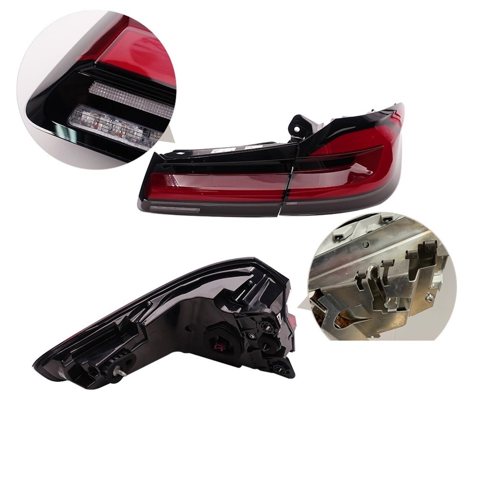 Lampa tylna zespolona Do tylnych świateł LED BMW G38 ​​G30 530 540 M5 F90 2017-2022 Lampy tylne DRL Plug And Play Migające kierownice 2 SZTUKI/ZESTAW tylne światła LED