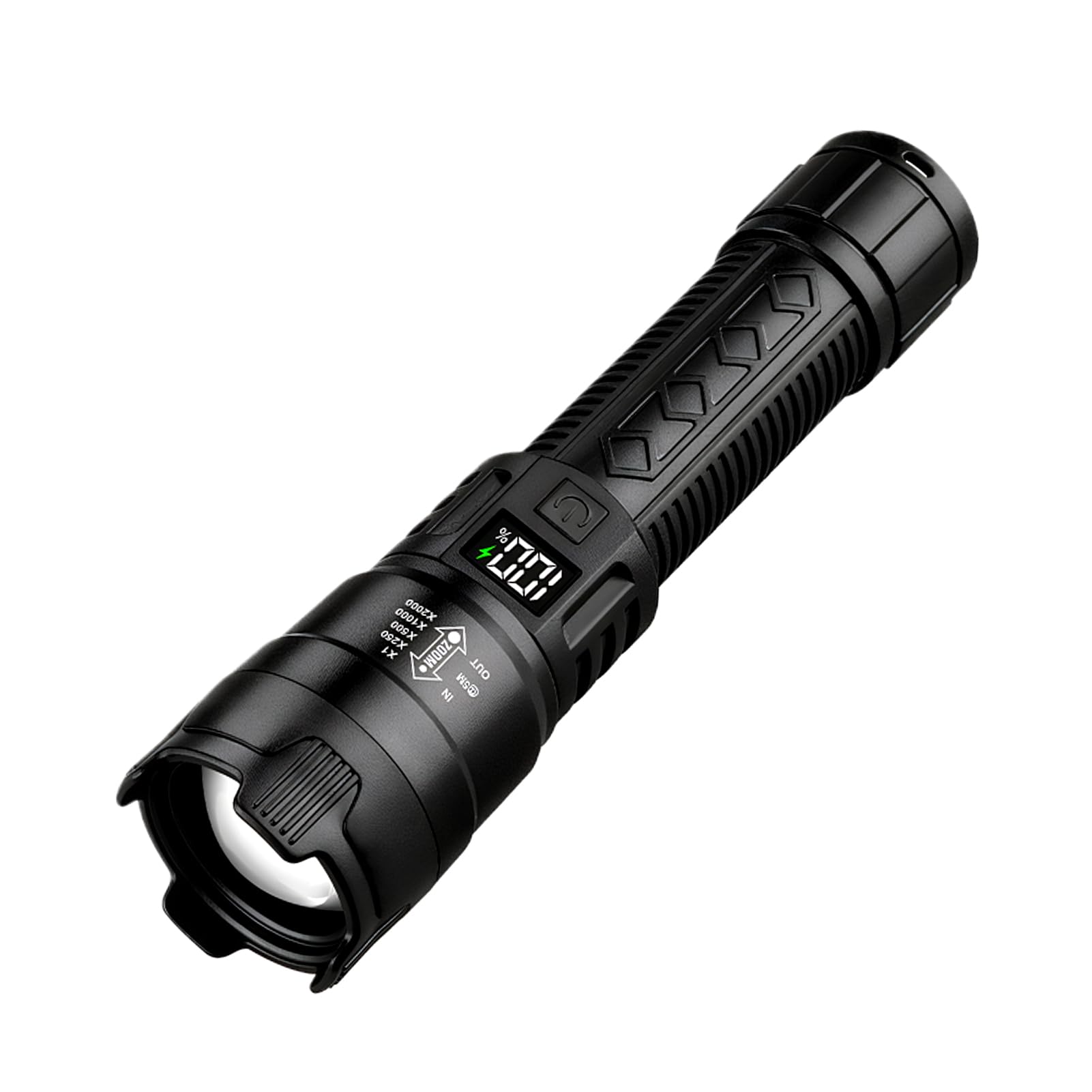 LED Torch Rechargeable 2000L Extremely Bright Zoomable Torches | With 3 light modes and long operating time, torch waterproof for household, car, outdoor work, travel, camping-image-24