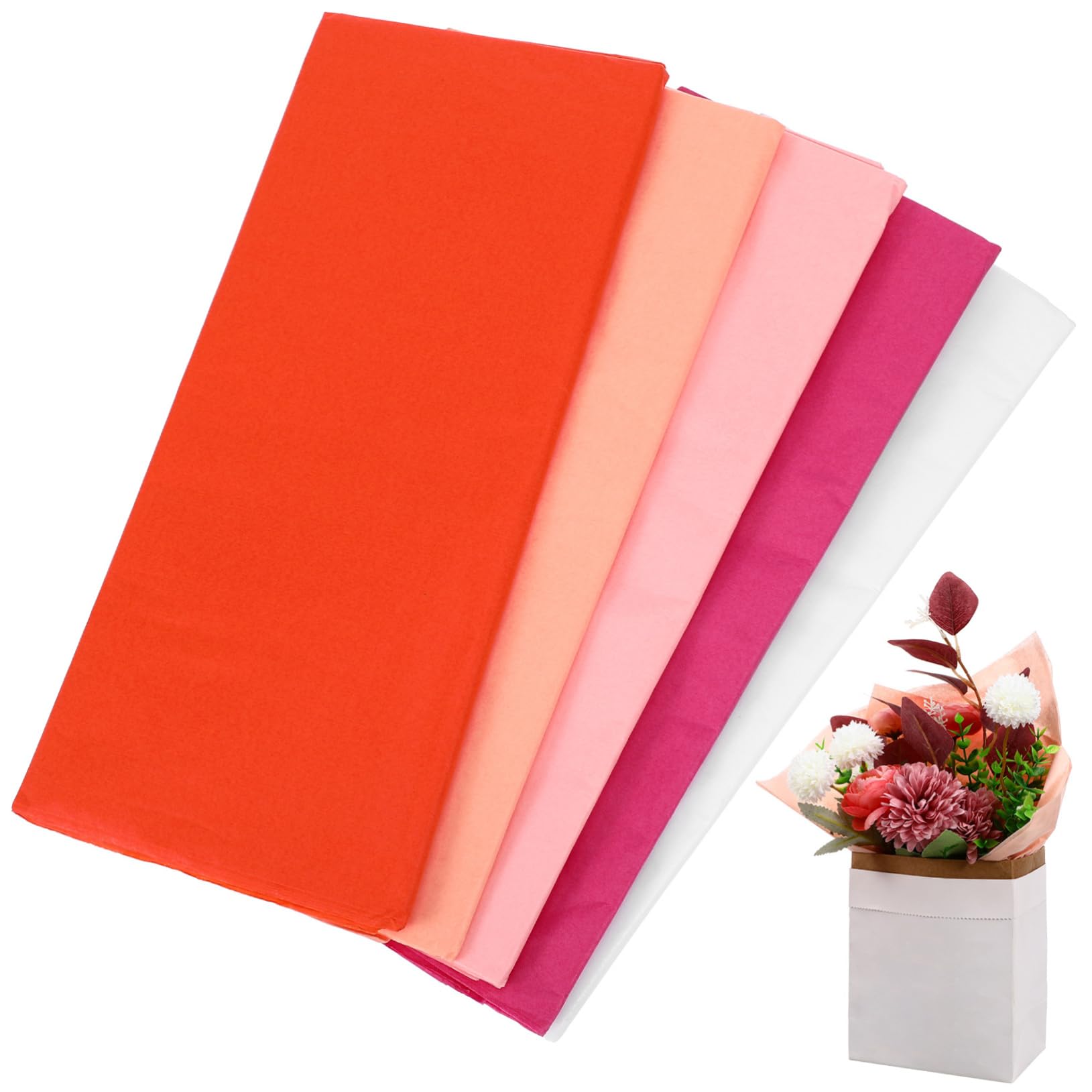 VILLCASE 150 Sheets Bright Color Paper Packing Tissue for Moving Shipping Wrapping Crafts
