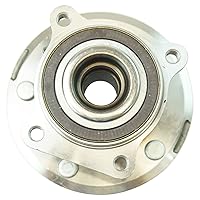 Vista 823 de TRQ Juego de 2 rodamientos de rueda trasera y conjunto de cubo con sensor ABS compatible con Ford Transit Connect 2014-2018