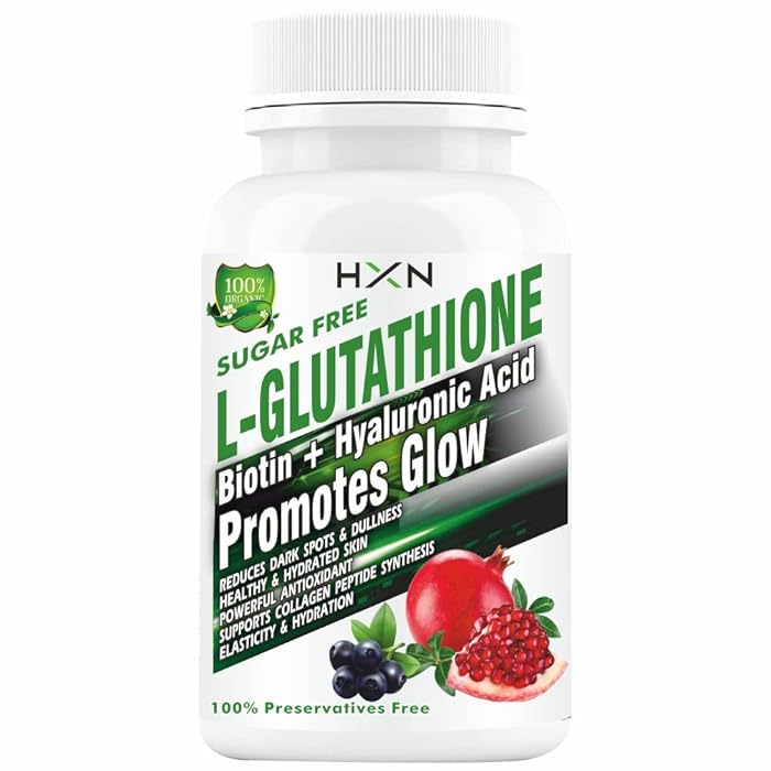 Buy HXN Glutathione 1000mg, Vitamin C Hyaluronic Acid Biotin Vitamin E