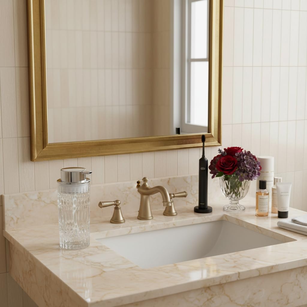Clear Glass Foaming Soap Dispenser