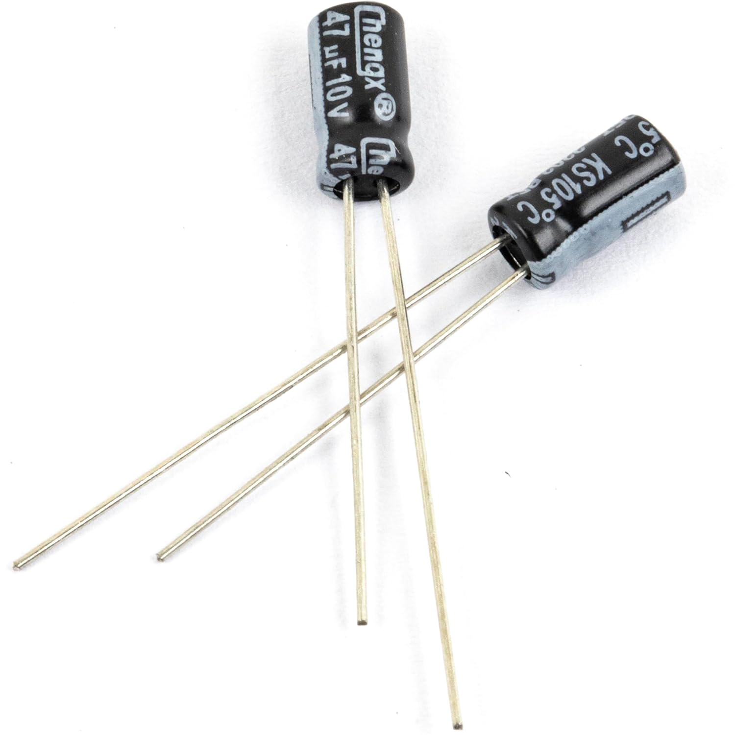 20Pcs 47uF 10V 4x7 mm ±20% Aluminum Electrolytic Capacitors for SEGA Dreamcast Controller Ports PCB