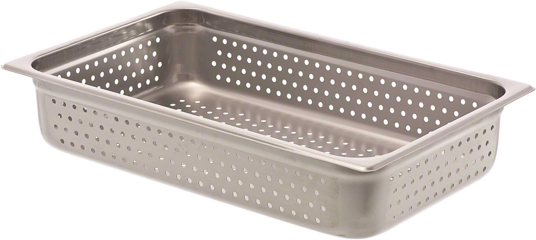 Browne 4" Full-Size Anti-Jam Perforated Steam Table Pan