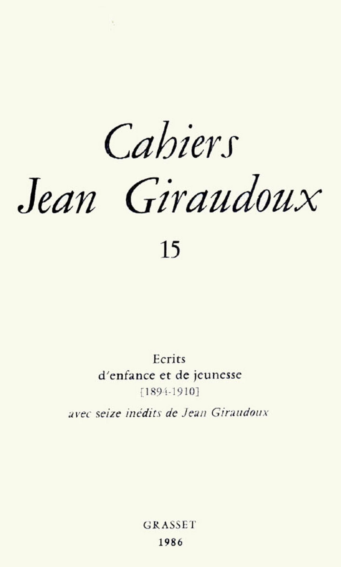 Cahiers numéro 15 (Aventures) (French Edition)