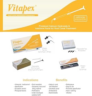 Vitapex Endodontic Root Canal Filling Material, Tip Set