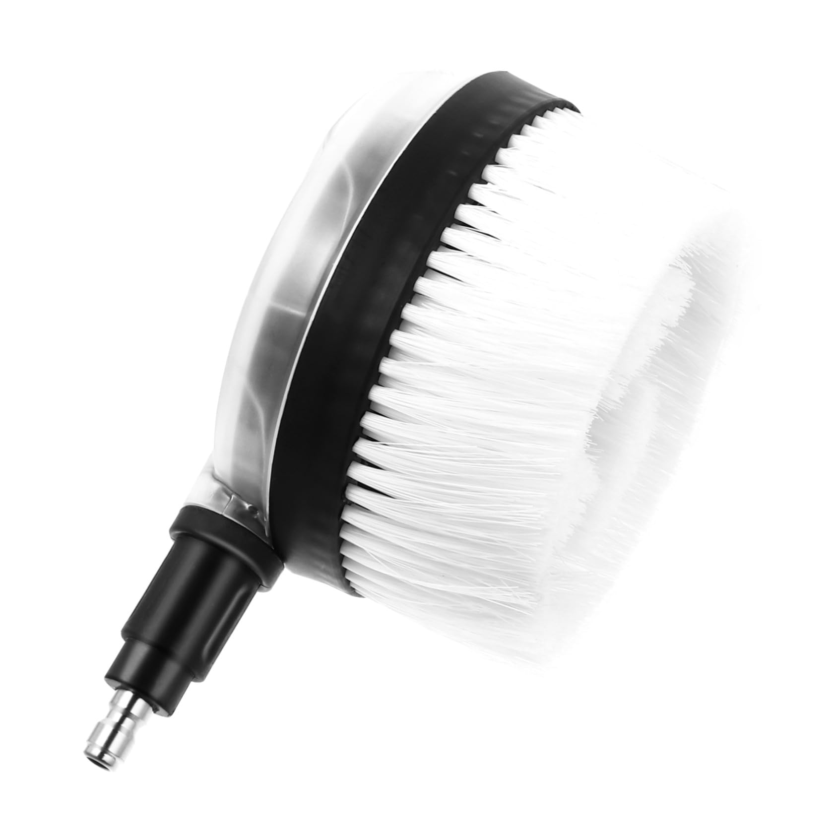 Levemolo Rotierende Auto Reinigungsbürste Hochdruck Wassersprühdüse 1/4 Schnellanschluss Langlebige Autowaschbürste Gartenschlauch Zubehör