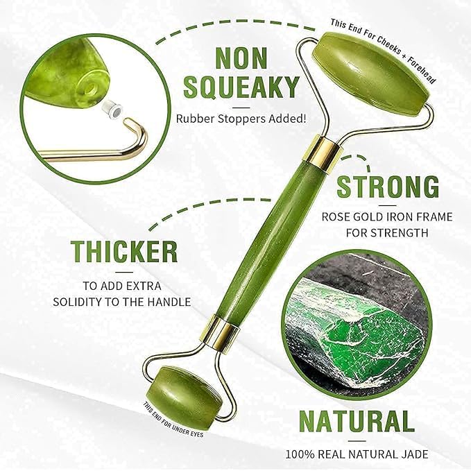 Image of Hair Massager Hair Scalp Massager Shampoo Brush+Hair Regrowth Roller With 540 Titanium Micro Needles+Face Stone Jade Roller With Gua Sha (Ice Roller+Hair Sclap+Hair Growth Roller+Jade Roller)