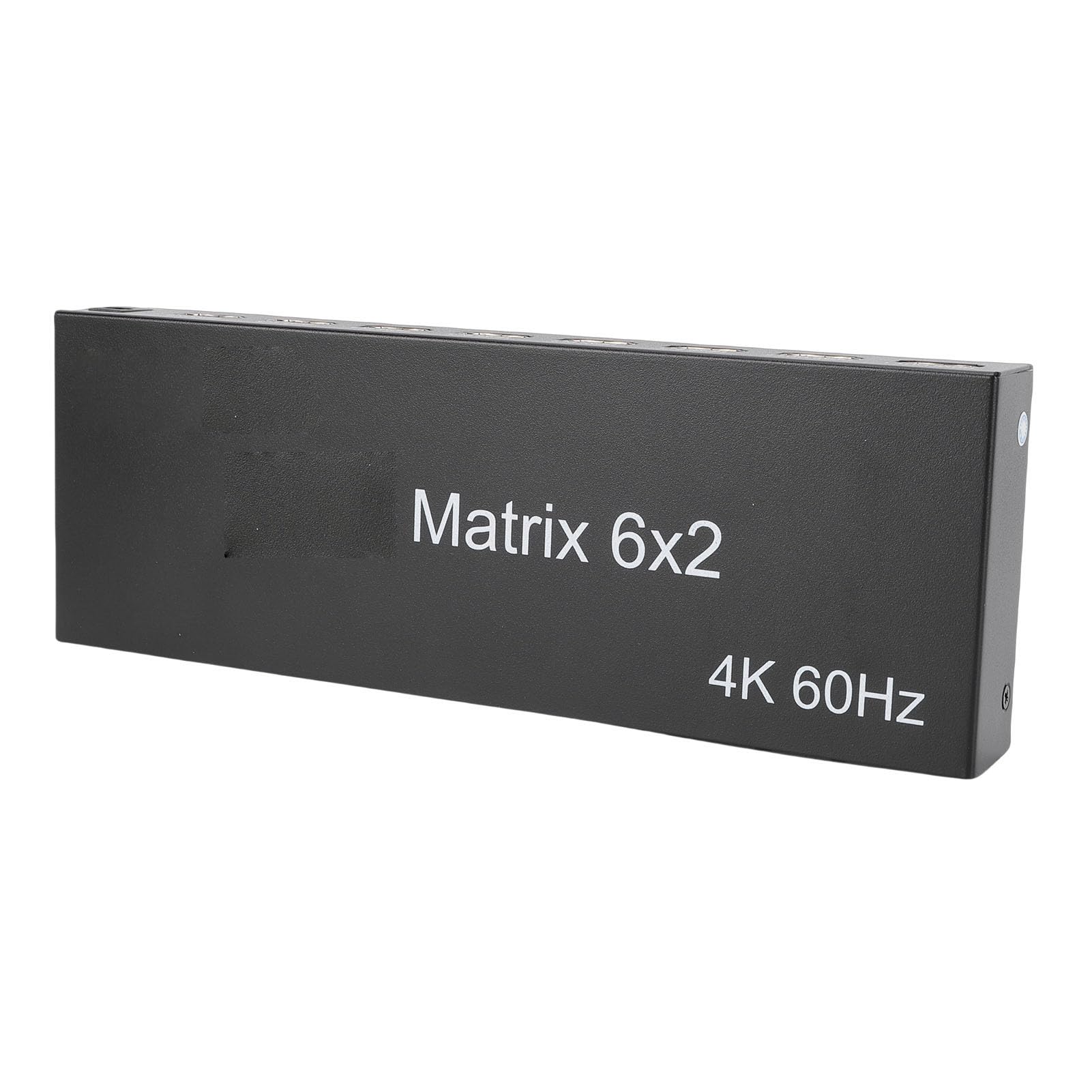 Bewinner Interfejsu Multimedialnego 4K 60 Hz 6x2 HD, Płynny Rozdzielacz Wideo z Optycznym Wyjściem SPDIF 3,5 Mm, Pilot do Projektorów z Dwoma Wyświetlaczami (wtyczka UE)