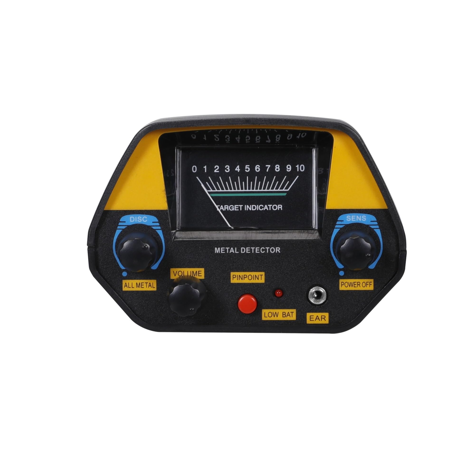 Détecteur de métaux, Détecteur de métaux dorés Portable, Chasseur trésors, Traceur, Bobine Recherche étanche, Disque Tout métal et Pinpoint