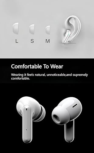 Miniatura 6 de Auriculares inalámbricos Bluetooth V5.3 2025 2025 Reproducción de 36 horas Auriculares estéreo de graves profundos con pantalla de alimentación LED,