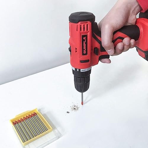 Miniatura 5 de Gunpla Juego de 10 brocas multimaterial, brocas de carburo cementado para mampostería para vidrio, plástico, azulejos, hormigón, ladrillo, pared,