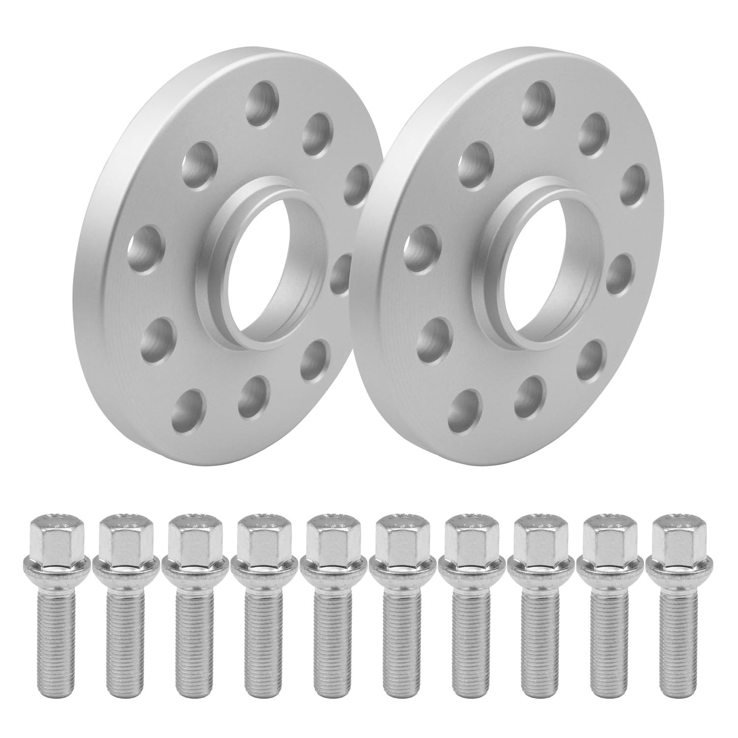 SCC Spurverbreiterungen Spurplatten 2x15mm 5x100-5x112 12119E-ABE-1 kompatibel mit Seat Alhambra Altea Arona Ateca Cordoba Exeo Ibiza Leon Tarraco T