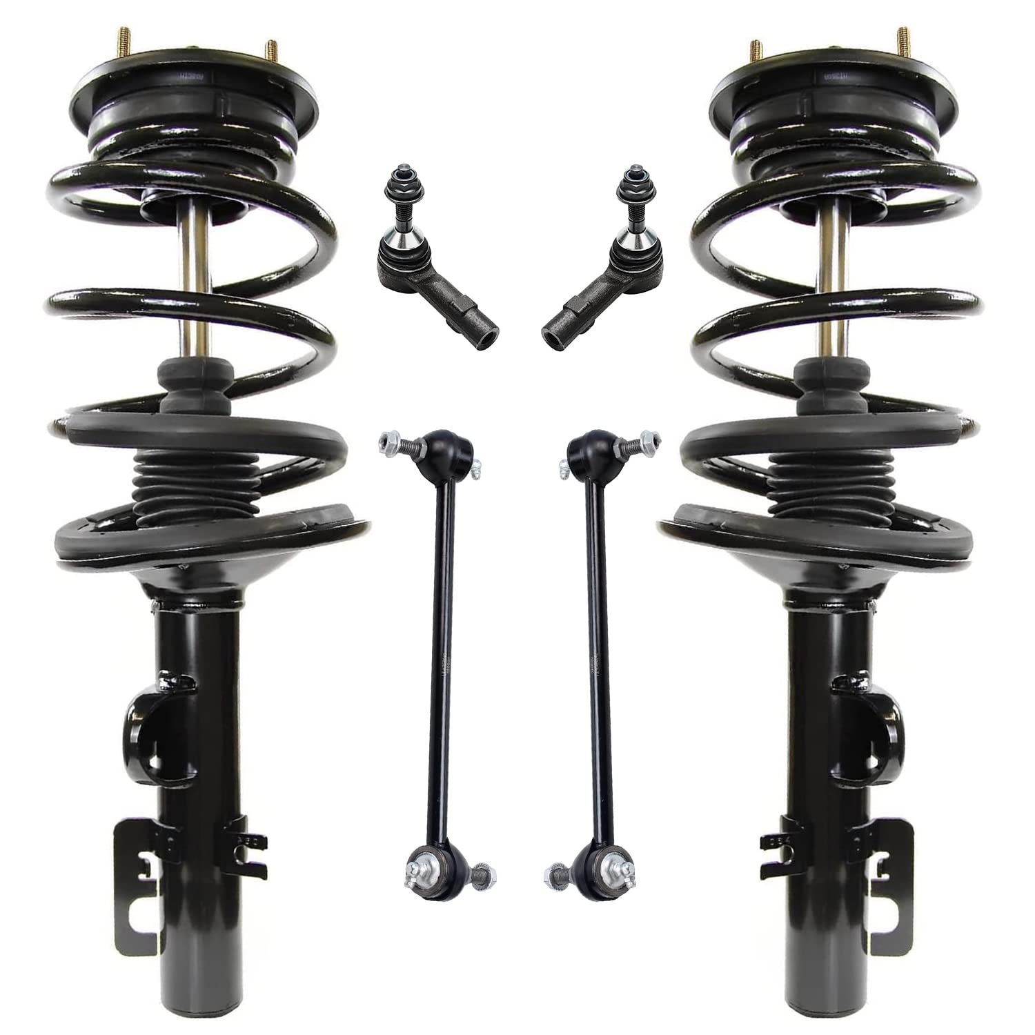 Detroit Axle - AWD Front 6pc Struts Kit for 05-07 Ford Five Hundred