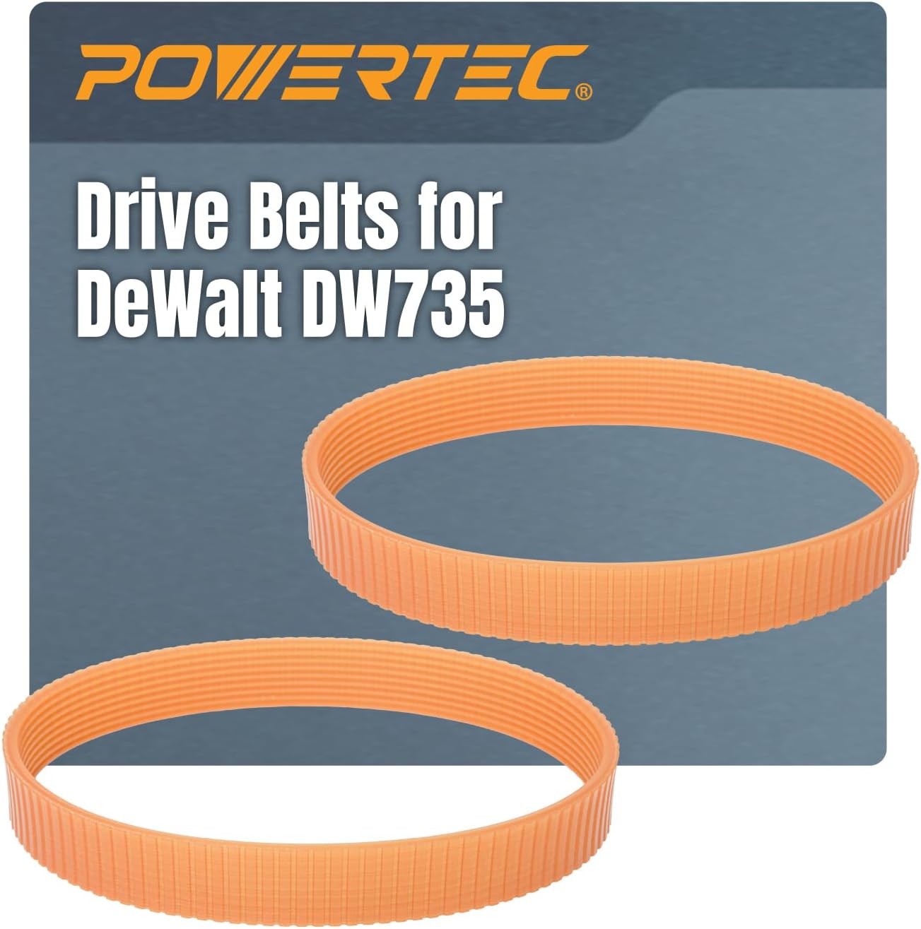 POWERTEC 13 Inch Planer Blades for DeWalt DW735, DW735X Planer, Replacement for DW7352 Planer Knives, Set of 3 (12800W)