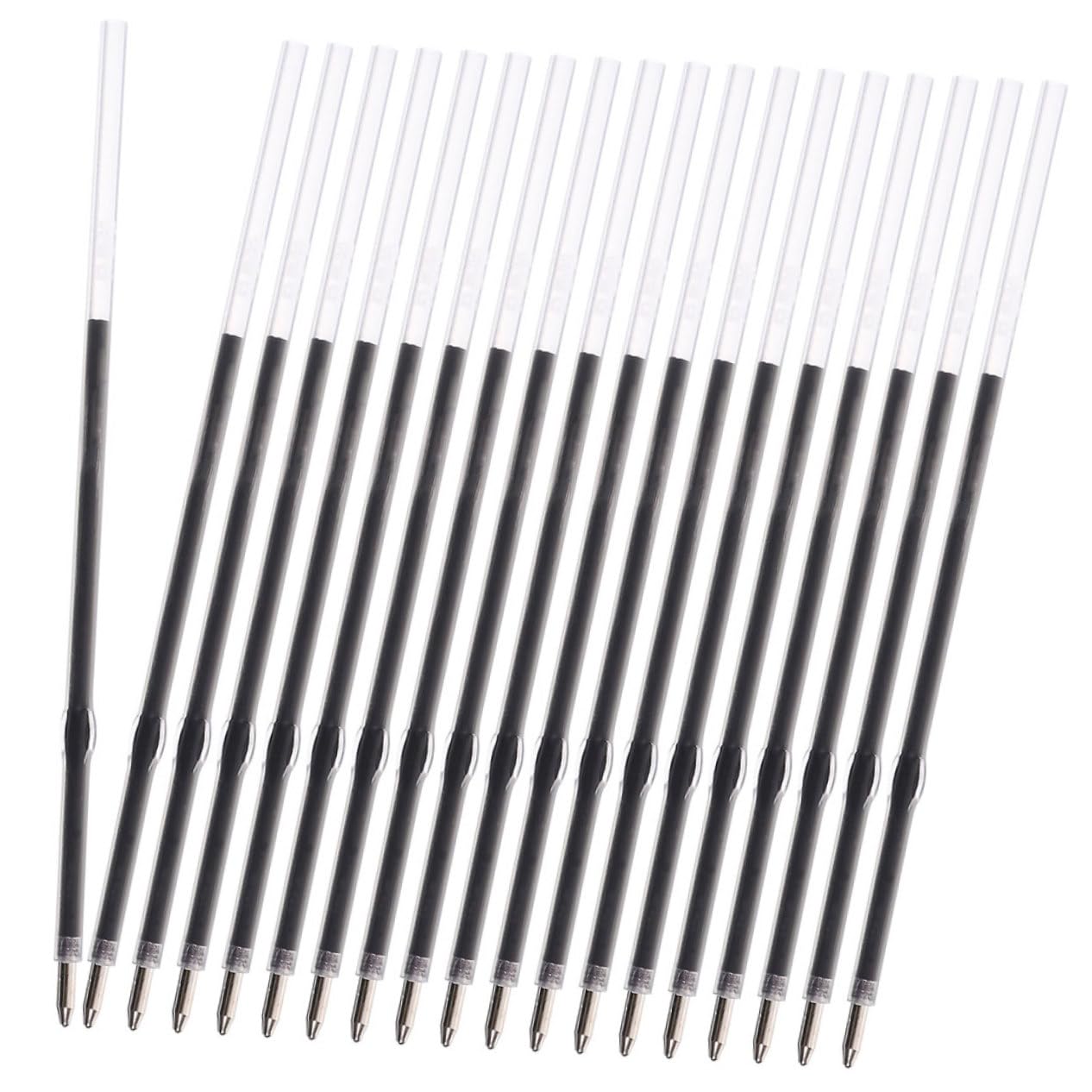 DOITOOL 4 Ensembles Recharges D'encre Pour Stylo Recharges De Stylos À Écriture Lisse Fournitures D'écriture Stylo À Bille Rechargeable Papeterie D'écriture Plastique 200 Pièces * 4