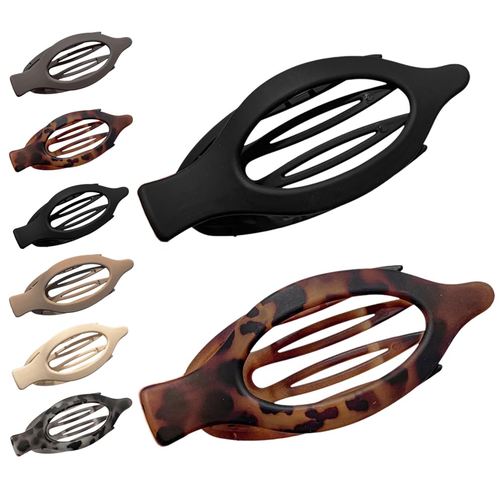 Flat Claw Clips for Women Flat Hair Clips for Women French Hair Clip Matte Claw Clip Large Hair