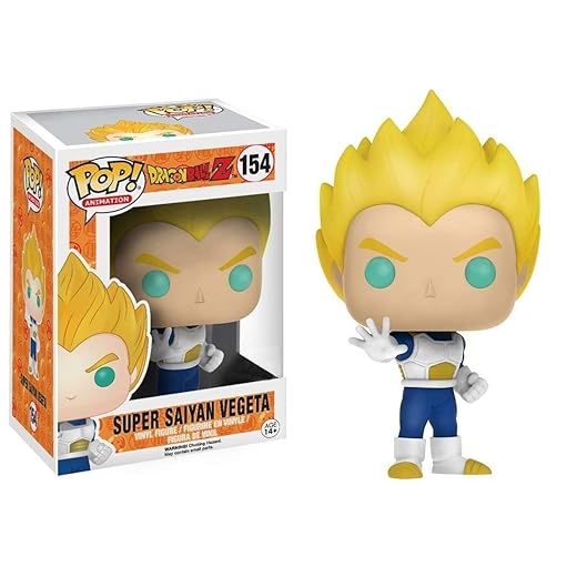 Dragon Ball Z: Super Saiyan Vegeta Funko Pop Vinyl Figure Aaa Anime Exclusive