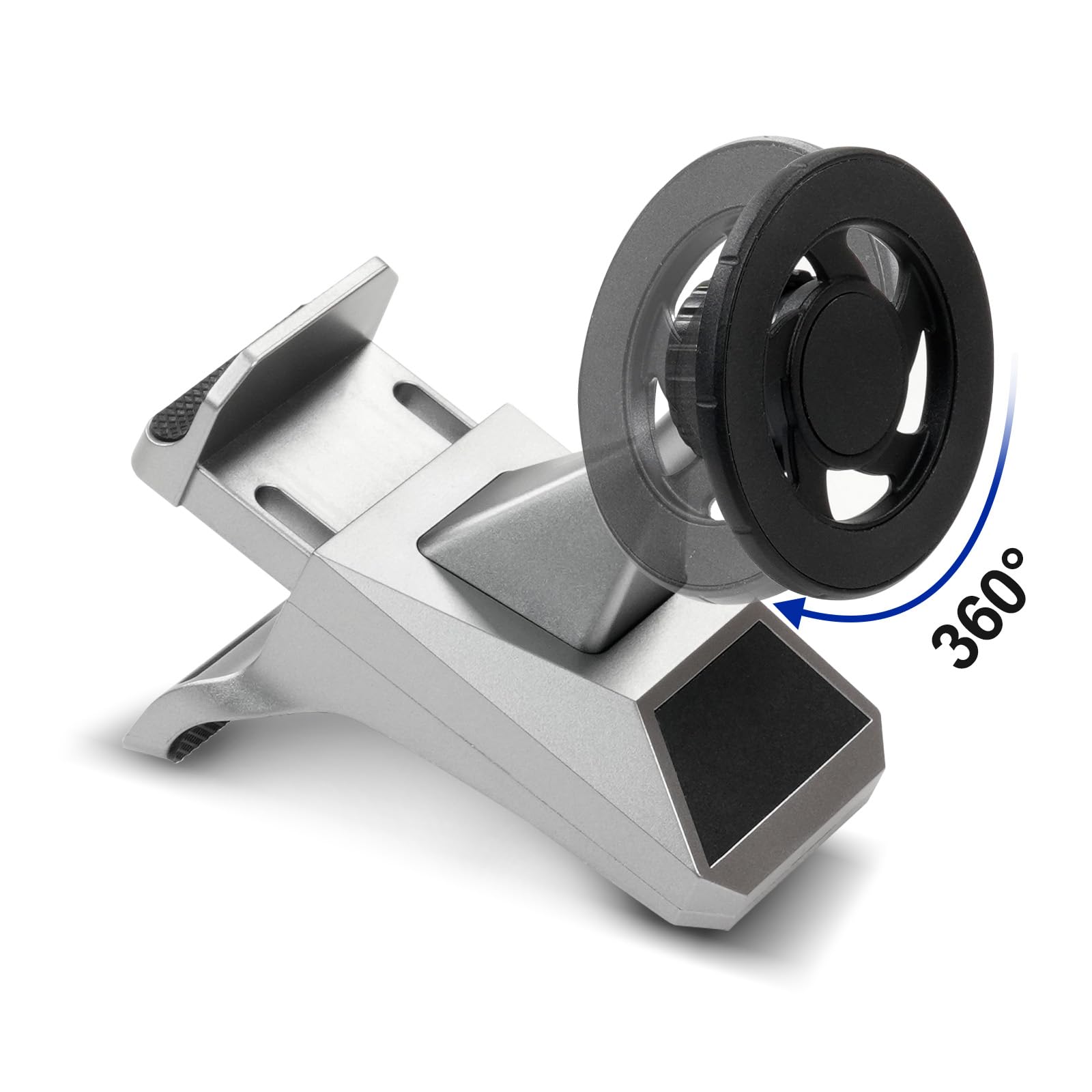 Soporte magnético para teléfono Tesla Cybertruck 2024, soporte ajustable para teléfono para accesorios Cybertruck compatibles con teléfono con anillo magnético
