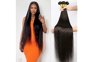 Borchan Straight Hair 4 Bundles Human Hair 26 24 22 20 Inch