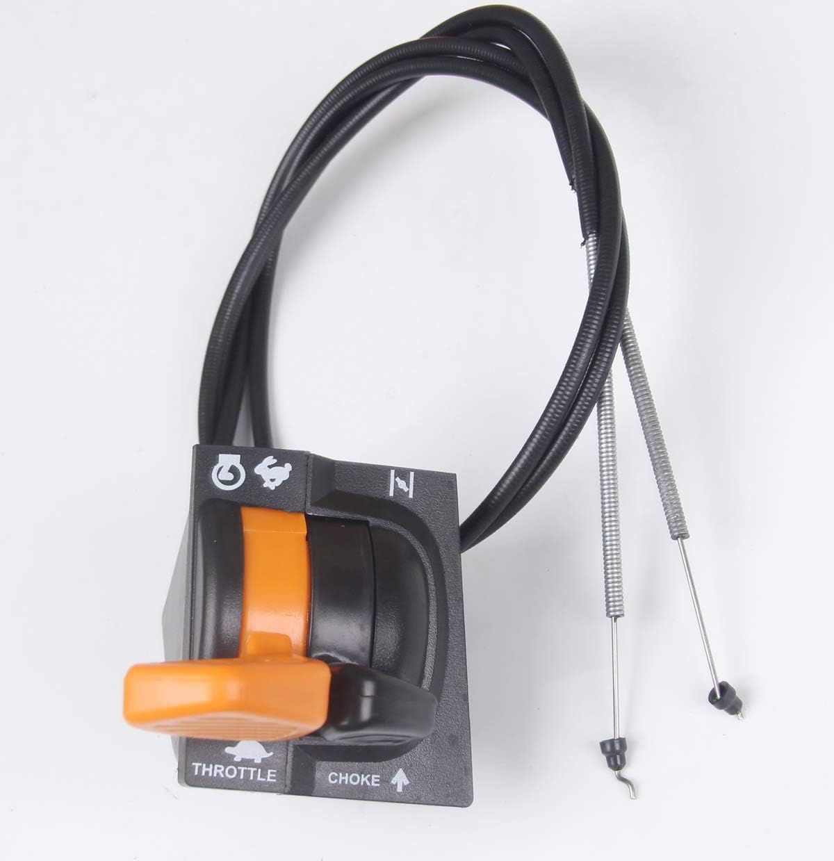 BH-Motor New Throttle & Choke Control Cable & Lever Set For JOHN DEERE AM136026 X500 X520 X540