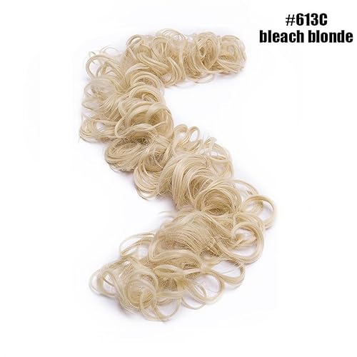 Miniatura 2 de Moño desordenado, pieza de pelo de moño desordenado, pieza de cabello de 31.4 pulgadas de largo, despeinado, esponjoso, extensiones de cola de