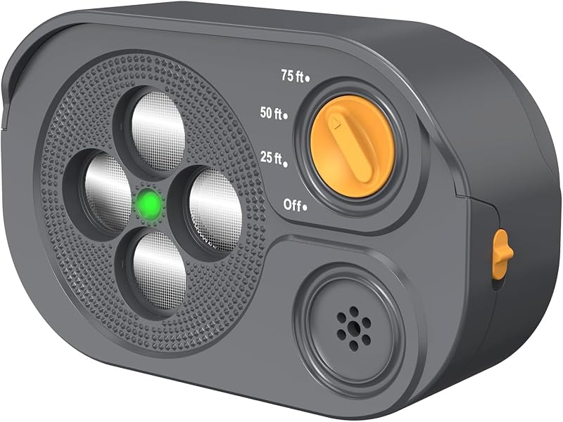 Dispositivo Antilatido Ultrassônico para Cães MODUS M-257DB1123, Recarregável, 6 Modos, IP65, Cinza