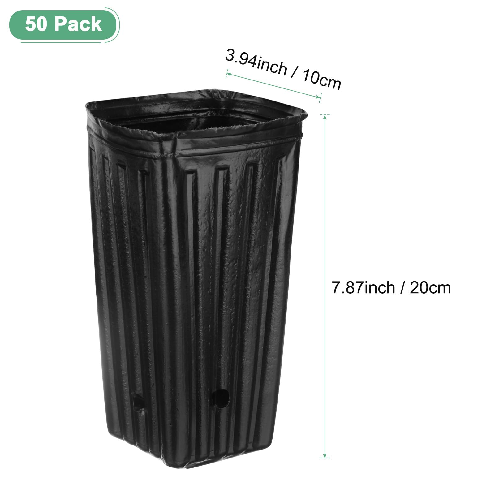 M METERXITY 50-Pack Plant Nursery Pots - Image 3