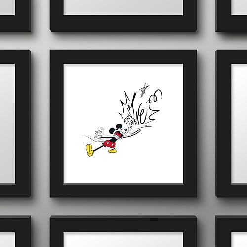 Miniatura 2 de Trends International Gallery Pops Disney Mickey and Friends - Póster de pared de Mickey Mouse Don't Wall, 12.00 x 12.00 pulgadas, versión de marco