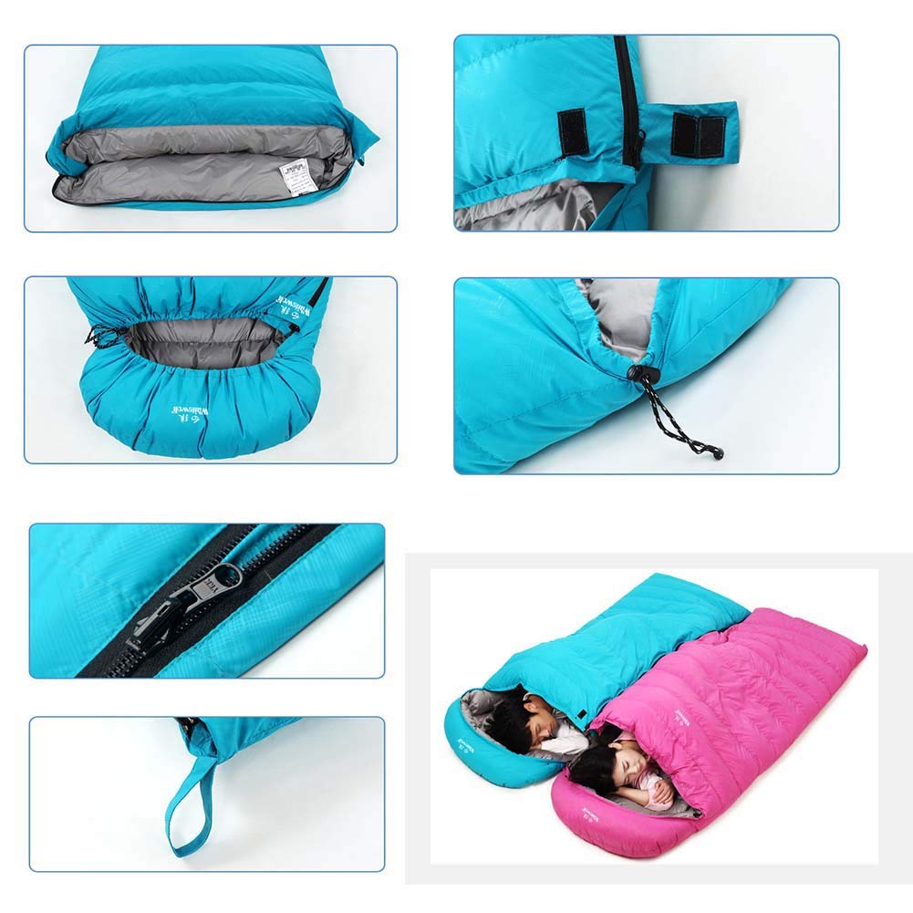 Saco De Dormir De Invierno Down | para Exteriores para Mochileros Y Montañeros con Relleno De Pluma De Pato Ultraligero Y Ultracompacto | 3-4 Temporadas