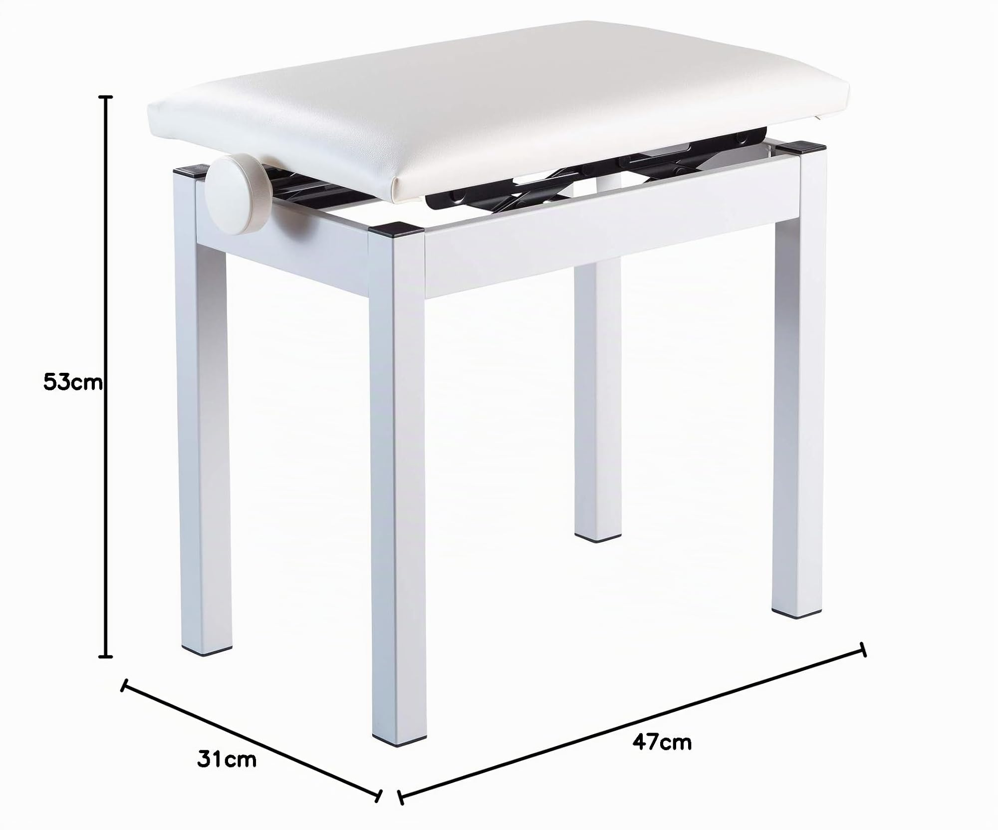 Korg PC-300WH Banquette de piano blanche réglable