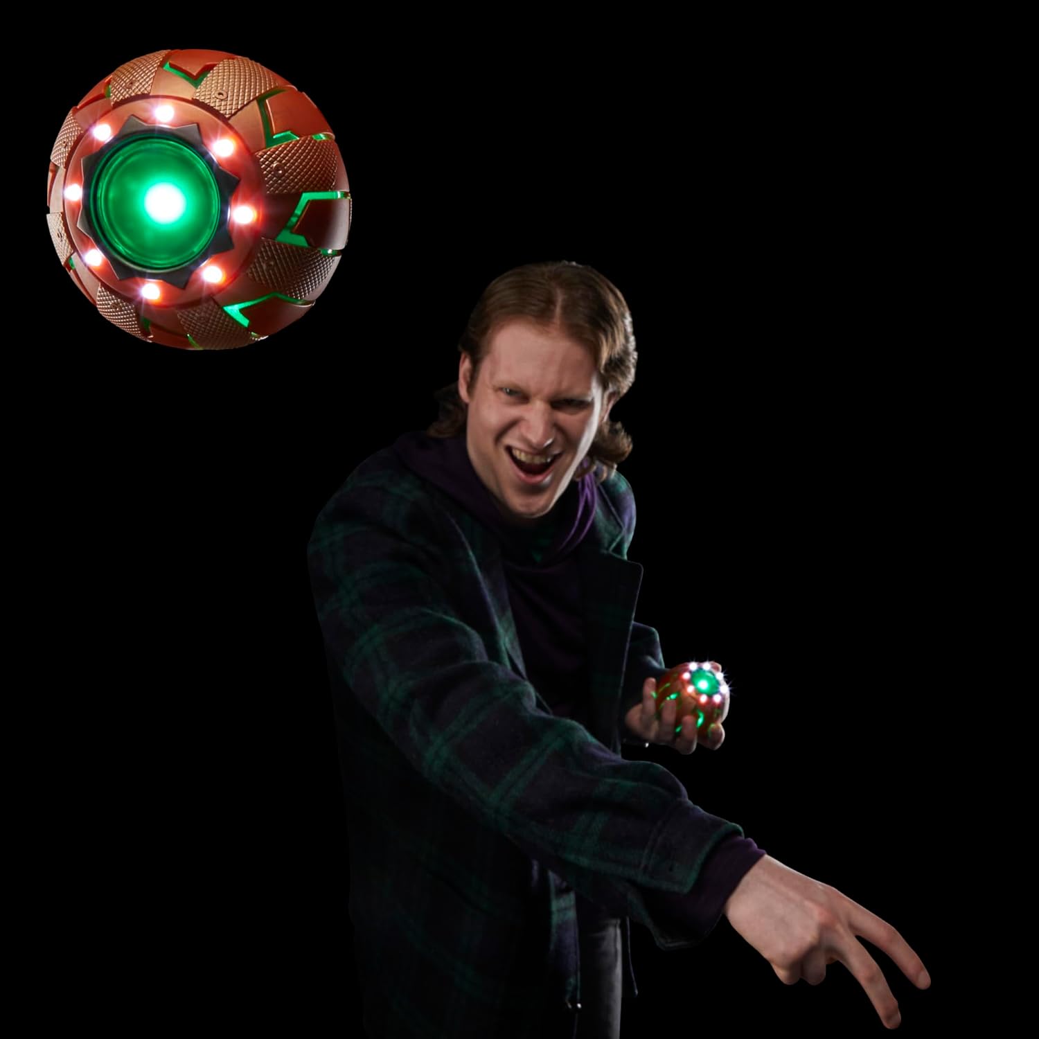 Marvel Legends Series Green Goblin Electronic Pumpkin, Spider-Man: No Way Home Adult Collectible Roleplay Gear - Image 5