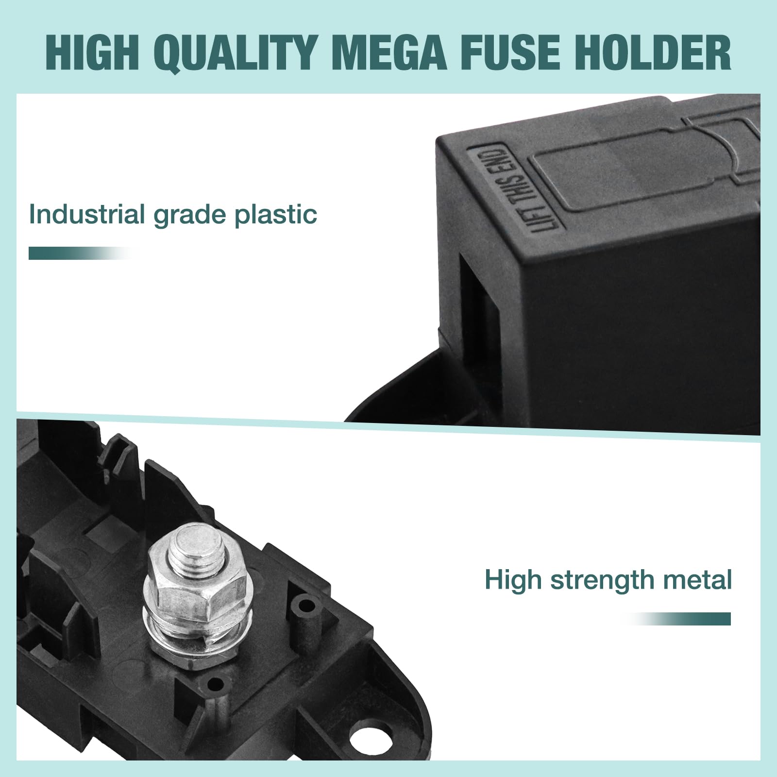 MEGA Car Fuse Holder With 150A Fuse - Waterproof & Flame Retardant For Trucks, Audio Systems - View #12