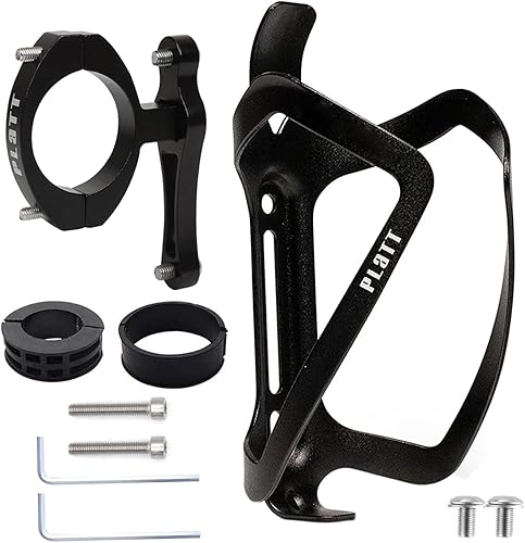 Platt - Portabidón para bicicleta, aleación de aluminio, soporte para manillartija de sillín para bicicletas de carretera, MTB Kids Bike (soporte