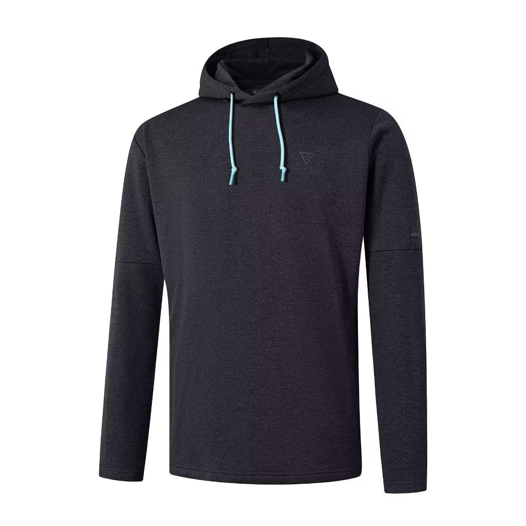 M MAELREG Hoodies for Men Golf Fleece Hooded Sweatshirts Dry Fit Athletic Lightweight Casual Midlayer Mens Hoodies Pullover