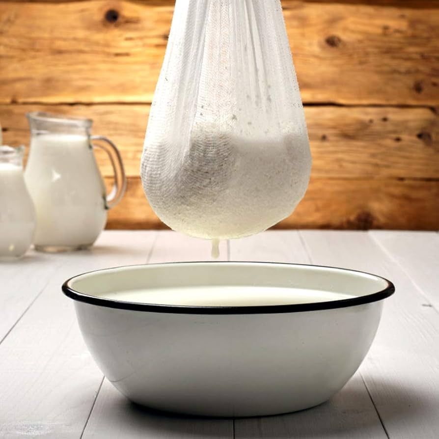 MBAIYO Nussmilchbeutel – 6 Stück Aus Nylon | Wiederverwendbar & Feinmaschig Für Käse, Saft & Kaffee