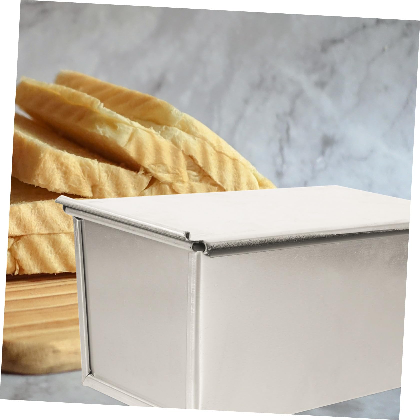 Aluminium Nonstick Toastbrotform mit Deckel Metall Kastenform für Brot Backform mit Großer Kapazität für Toast Hitzebeständig und Langlebig für Familien und Partys