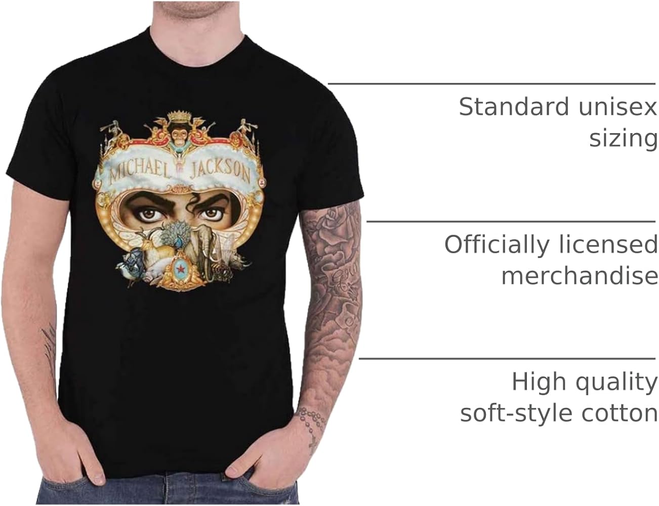 Michael Jackson 世界限定Tシャツ Dangerous Amazon.com: Michael Jackson T Shirt Dangerous Logo Official