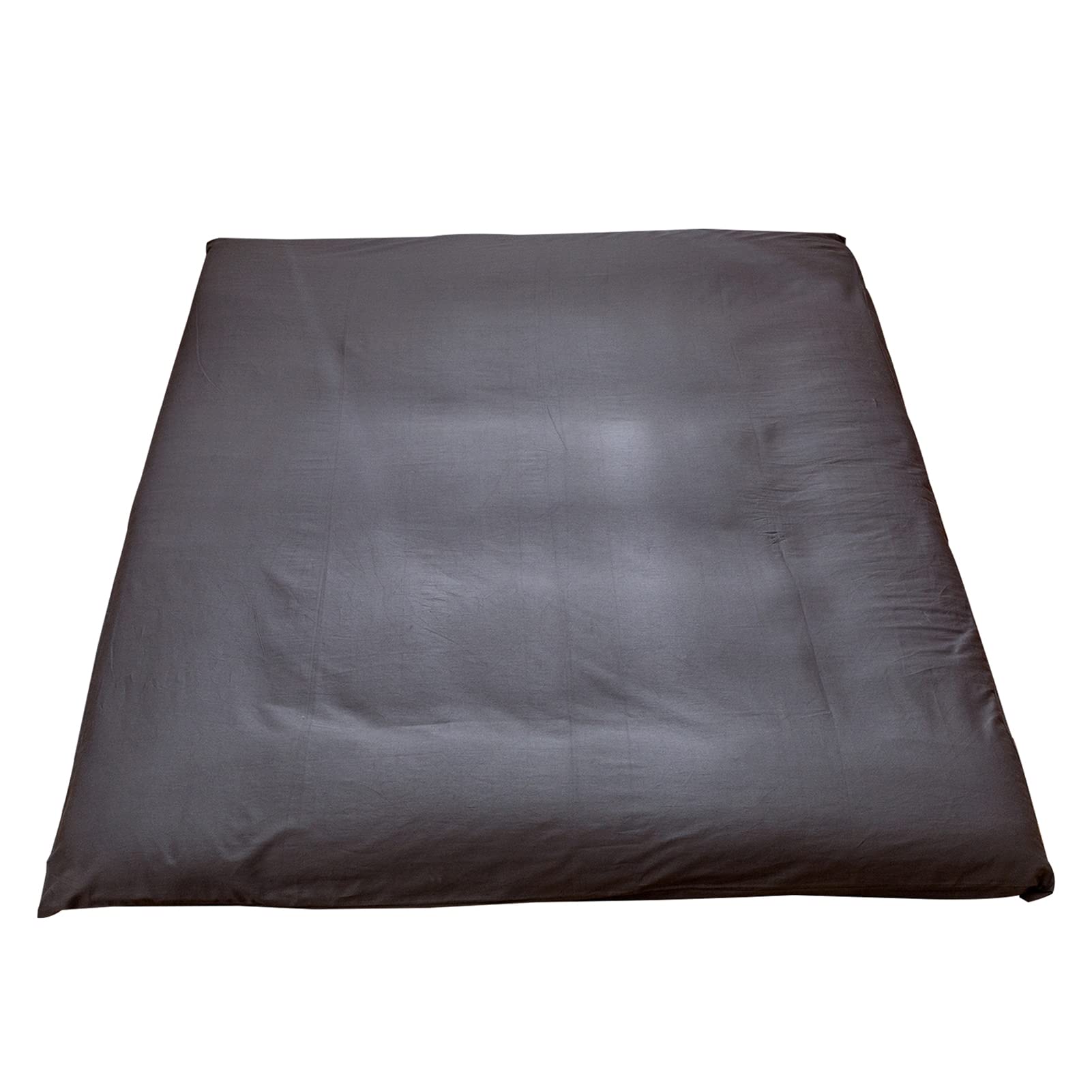MAXYOYO Mattress Cover for Traditional Japanese Futon Mattress, Futon Floor Mattress Cover with Zipper, Super Soft and Machine Washable, Dark Grey, Queen