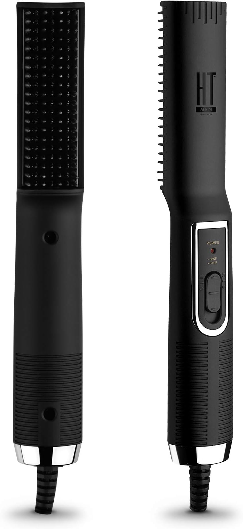 Hot Tools Men’s Beard Straightener Brush| For a Smooth Finish