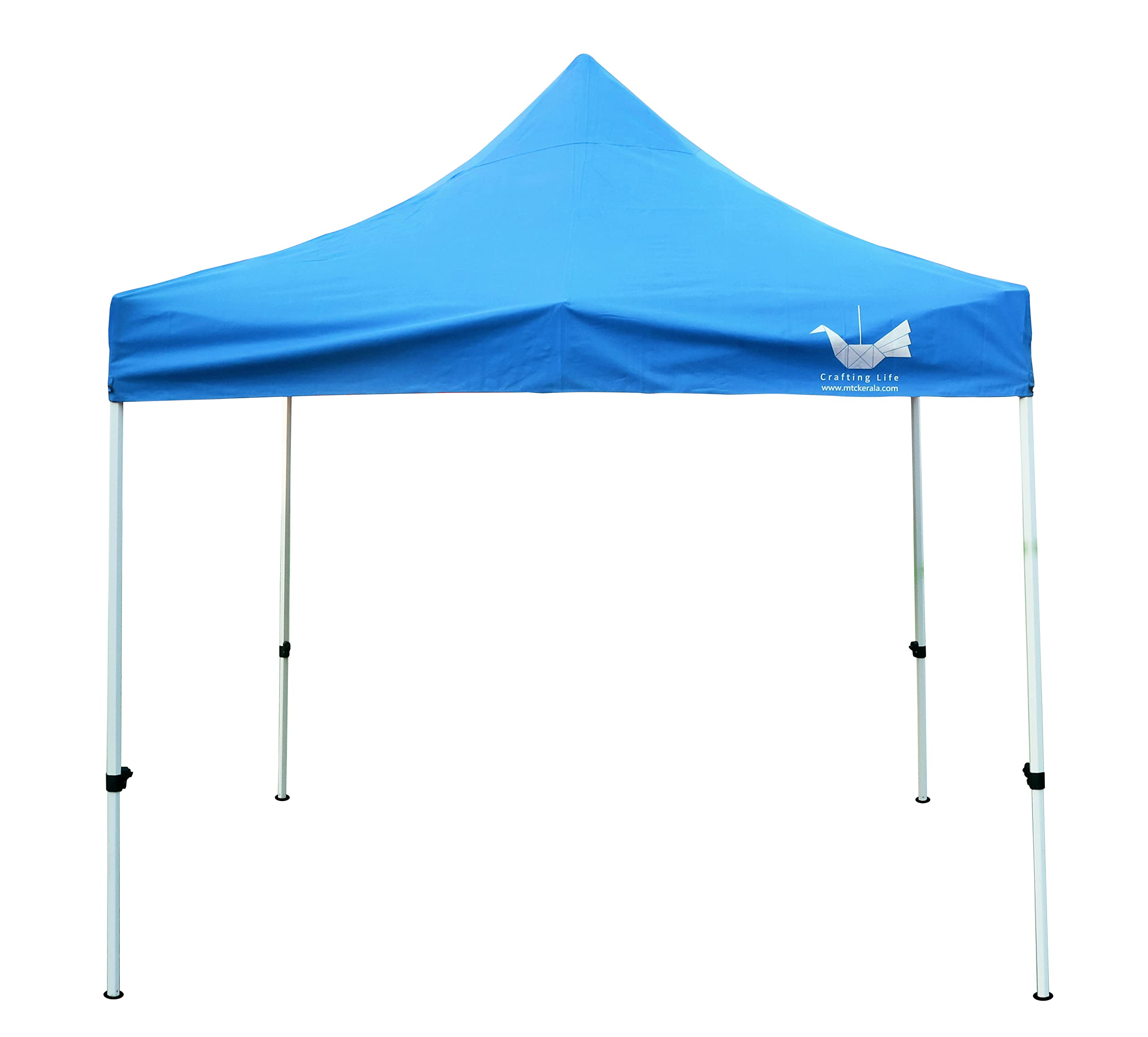 Malabar Heavy Weight Canopy Tent 10x10 Feet, Heavy Duty 26 KG, Canopy Tent Outdoor Heavy Duty, Instant Gazebo Foldable Tent, Portable Gazebo Canopy Tent 10x10 ft, Gazebo Foldable Tent, Pagoda Tent Pop up Canopy (Blue)
