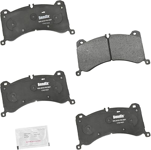 Vista 472 de Bendix Priority1 CFC1035 Pastillas de freno delanteras de cerámica para modelos seleccionados Chevrolet Aveo, Aveo5, Optra, Spark, Spark EV, Pontiac