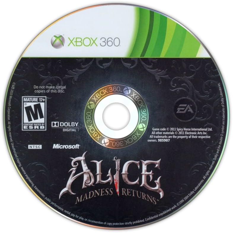 Alice: Madness Returns - Xbox 360 (Renewed): Xbox 360: Video Games