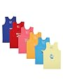 BODYCARE Boys Vest Round Neck Sleeveless Pack of 6-Assorted 45