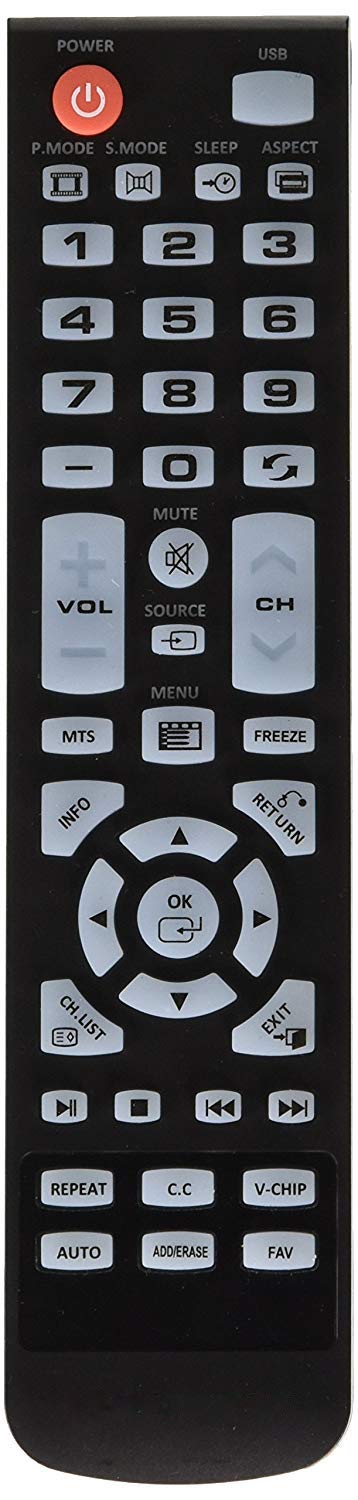 UBayRemote Control Compatible for Element ELEFW328 ELEFT426 ELEFT506 ELEFT326 Roll Over Image to Zoom in Replaced TV Remote Control fit for Element ELEFW505 ELEFT506 ELEFW247 ELEFW504 ELEFW248