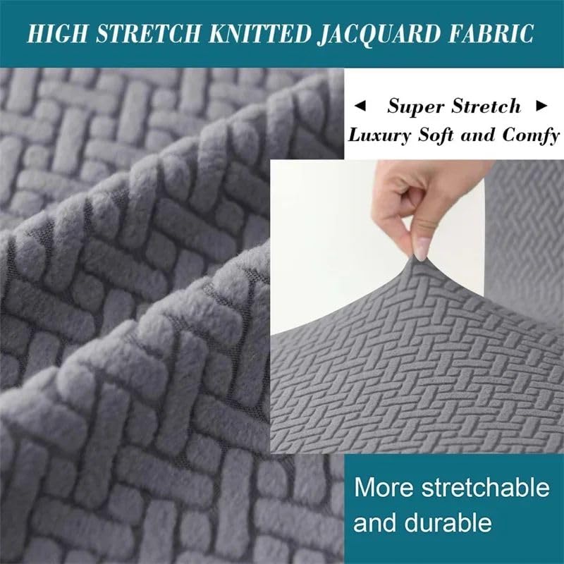 HuaLiSiJi Fodera Sgabello Bianco, 2 Pezzi Copri Sgabello Bar, Lavabile Facile da Pulire Morbido e Resistente, per Sgabello da Bar Sedia da 30-40 cm (Bianco