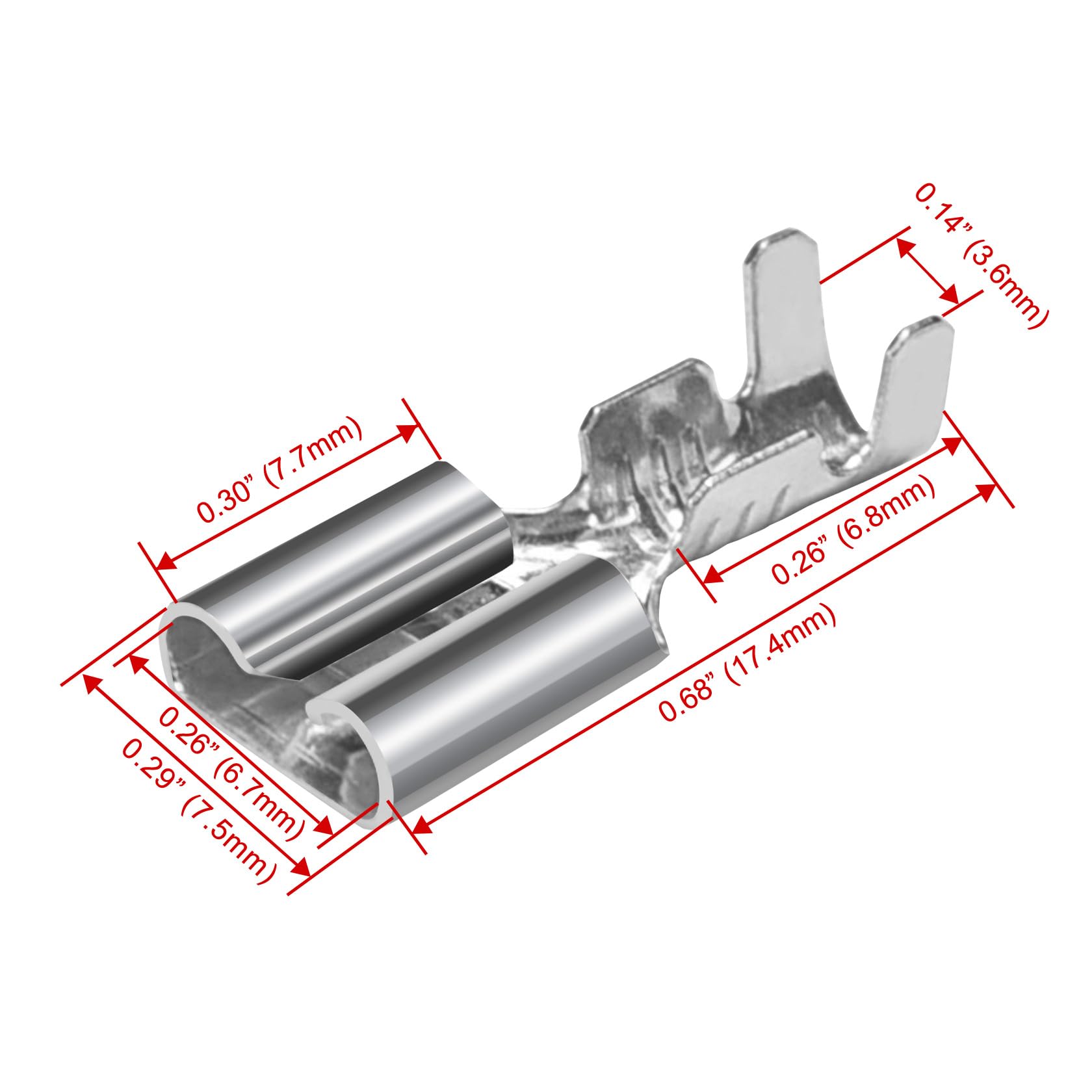 100 Pezzi Connettore A Saldare Connettore Restringente Connettore A Crimpare Connettore Per Cavo 85829007 - Foto 2
