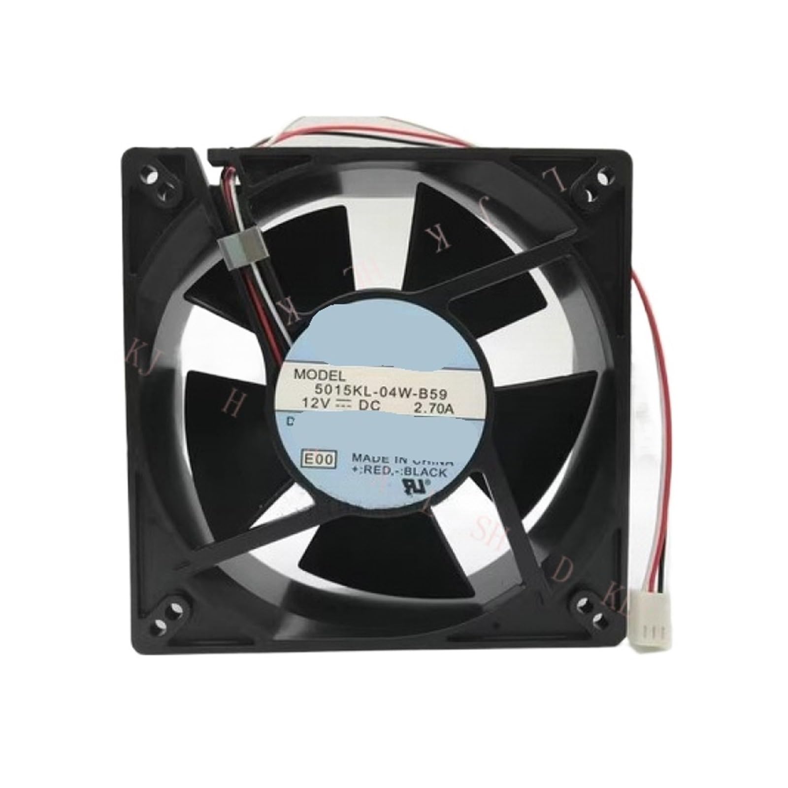 LWJYIPETZQ 12738 5015KL-04W-B59 DC12V 2.70A 3-wire Fan